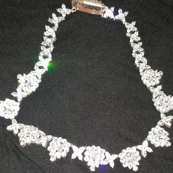 crystal bridal headband forehead headpiece - Picture 2 of 8